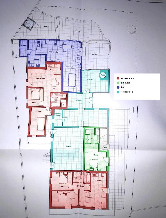 A Casa Amarela Apartment Pinheiro de Coja Ngoại thất bức ảnh